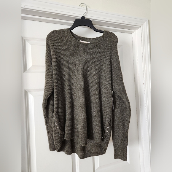 Pink Republic Sweaters - Brand New Ladies Large Artic Olive pullover sweater *°Pink Republic)